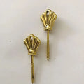 F-Screw1#  Hot Sale Burial Product Funeral Accessories Funeral Fitting Coffin Screw with Bracket for Wooden Casket Decoration