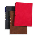 A5 Size Custom Hardcover Leather Notebook Business Office Gift with Embossed PU Leather OEM Business Notebook