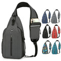 Custom Outdoors Travel Waterproof Mens Chest Sling Crossbody Bag  Gym Cross-body Bag with Cup Holder