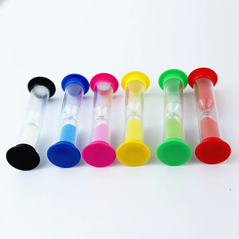 Wholesale 30sec 1min 2min 3min 5min 10min Plastic Mini Sand Timers for Kids Game Safe Hourglass Sand Timer