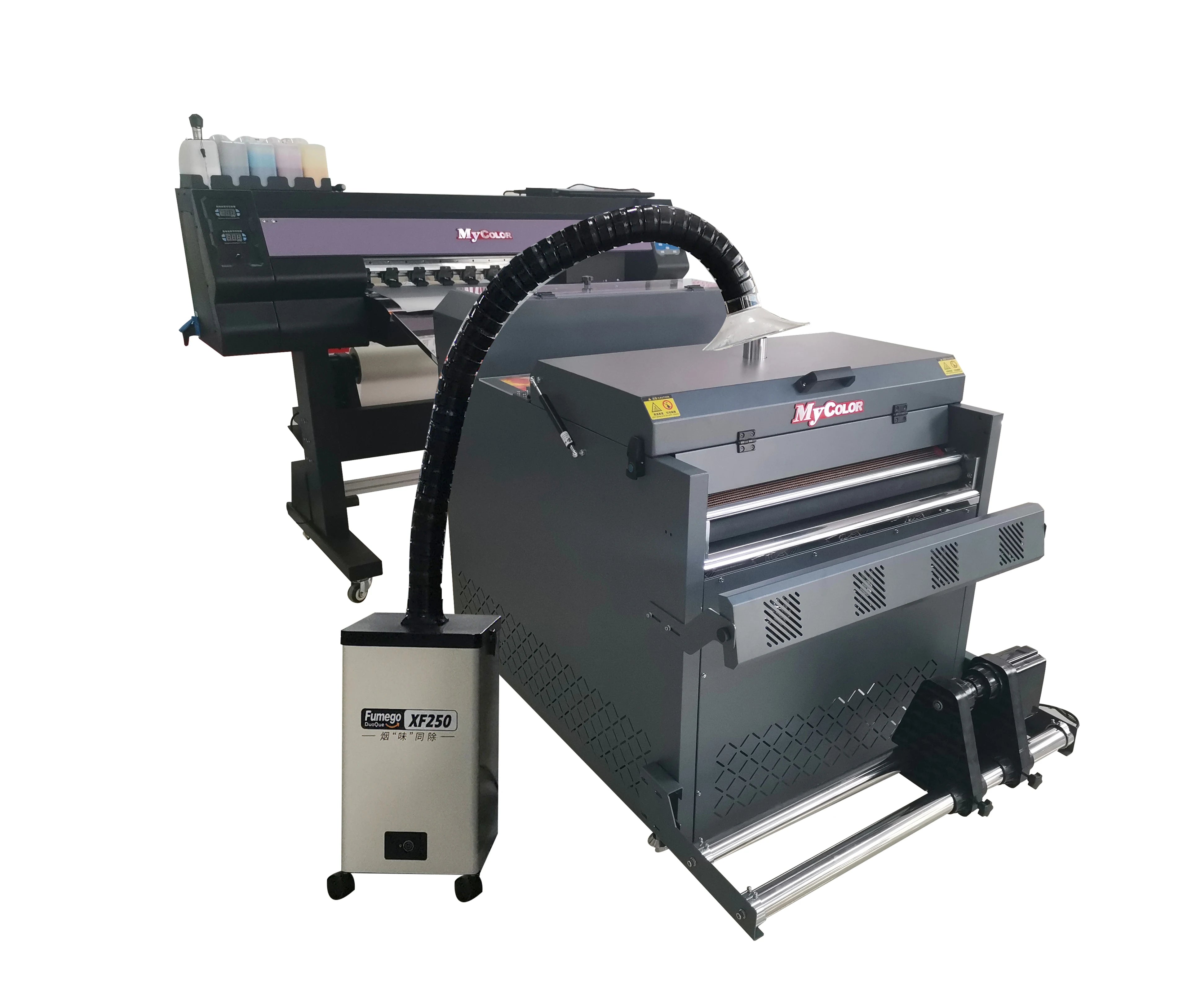 Mycolor Dtf Printer 60cm Large Format Printer Dual I3200 Dtf Printing Machine for T-shirt Printing