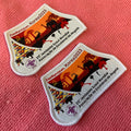 Promotional Design Merrow Border Woven Textile Badgecustomized Shape Polyester Patch for School Uniform