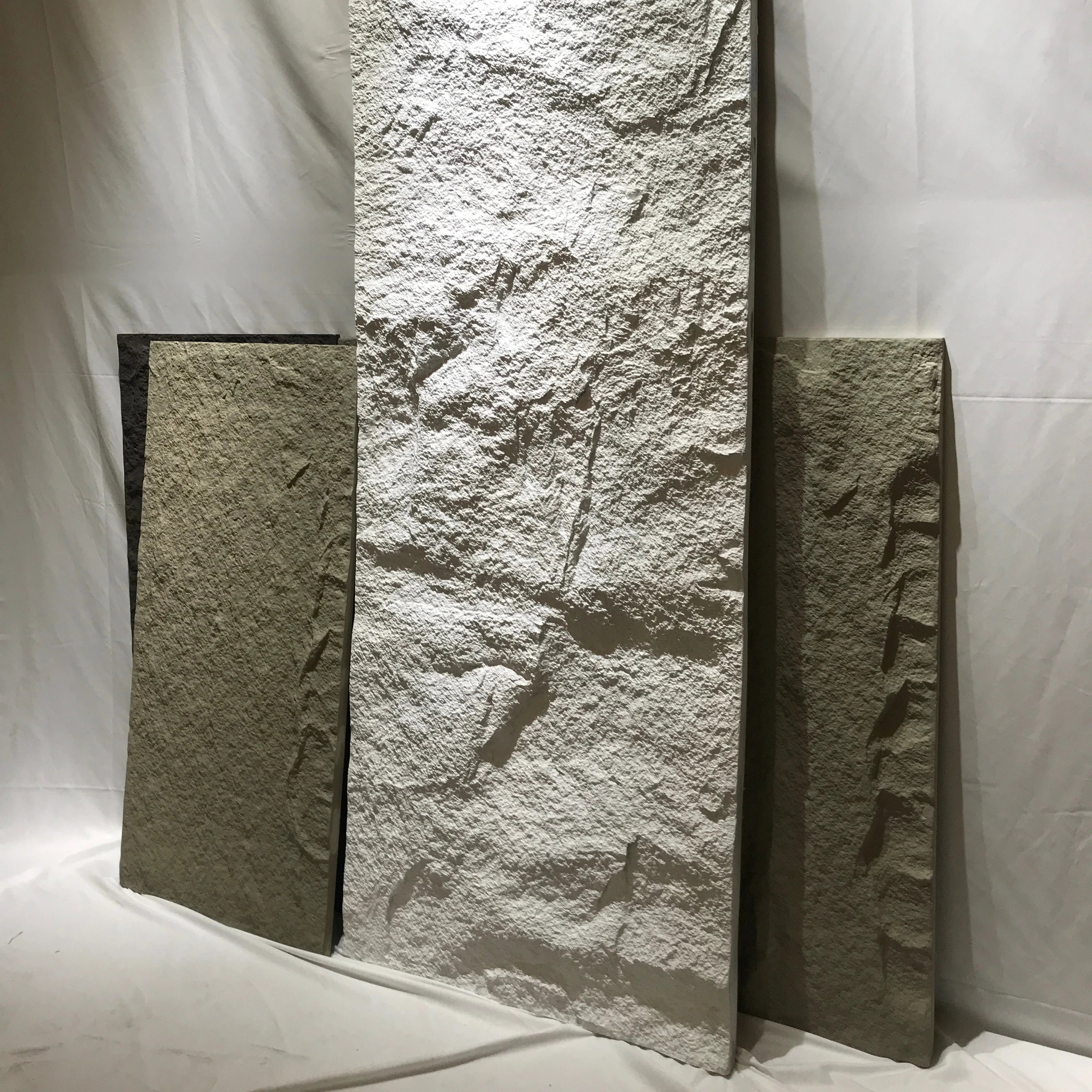 120*60 Lightweight Faux Siding Panel PU Mushroom Stone Easy and Rapid Installation Wall Stone Board Instead of Stone