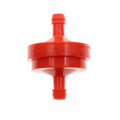 Inline Red Plastic Fuel Filters for 1/4 Fuel Line 150 Micron Compatible with Briggs Stratton 298090 298090S