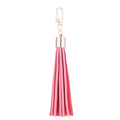 Stock Design Popular Bags Accessories Leather Initial Keychain with Tassel