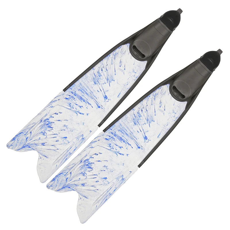 Full Foot Free Diving Fin Low Price Rubber Long Blade Training Diving Fins for Underwater Freediving