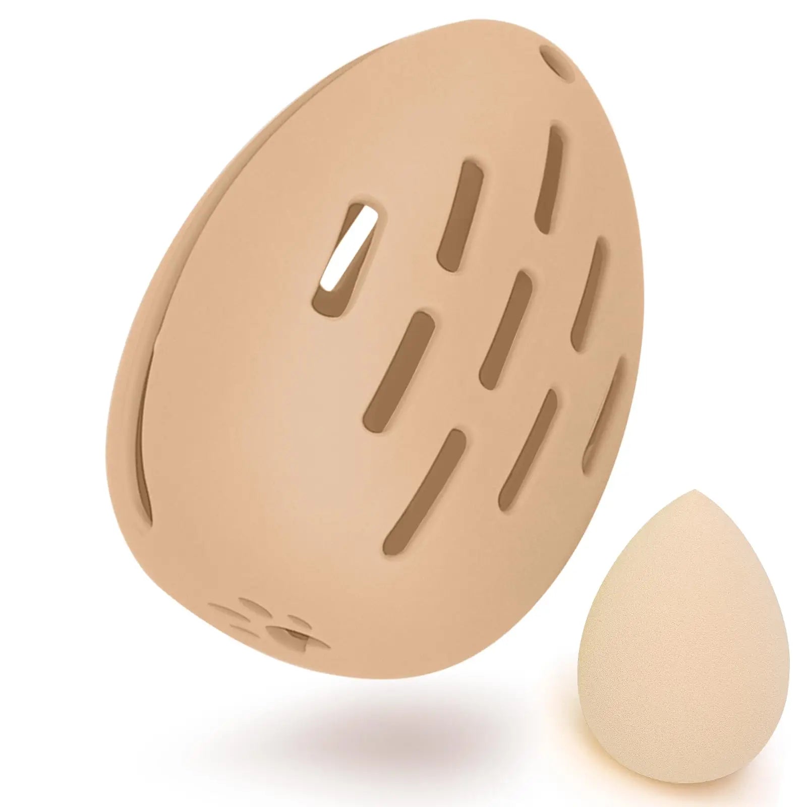 Makeup Sponge Holder Beauty Tools Blender Sponge Silicone Double Sided Breathable Travel Beauty Makeup Blender Case