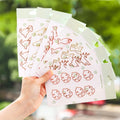Cartoon Cute Pet Metal Paper Clip Student Hollow Office Learning Materials Bookmark Folder Difference Pin 8 Pieces