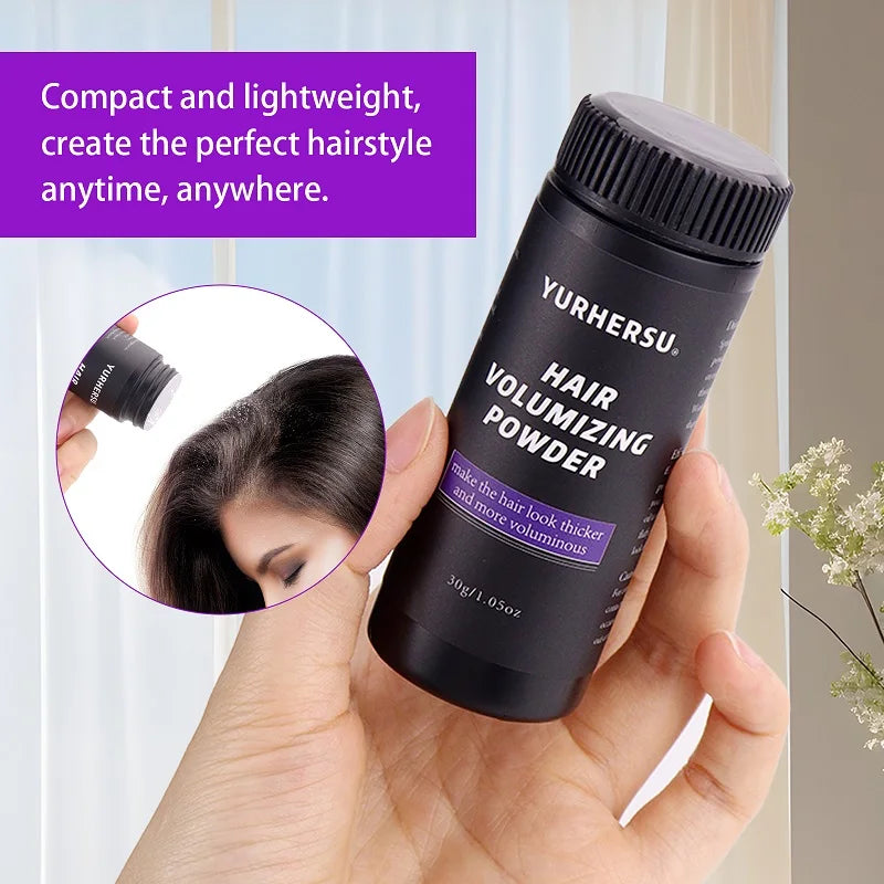 YURHERSU Private Label OEM Barber Hair Styling Texture Powder Professional Hair Volume Powder Strong Hold Men Hair Care Products