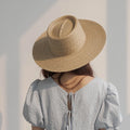 New Arrival Summer Luxury Women Natural Fine Braid Straw Hat Sombreros Beach Sun Hats for Ladies