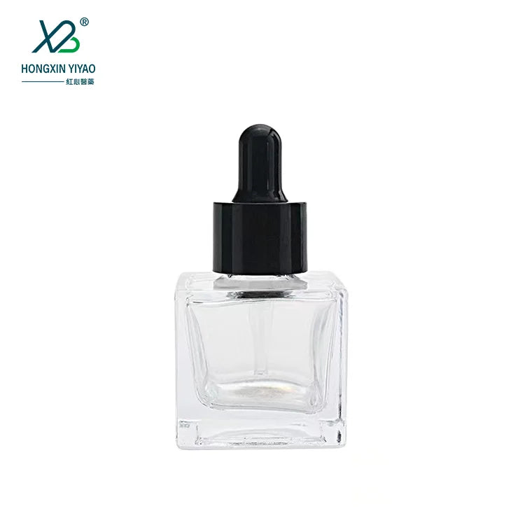 Custom Clear Glass Dropper Bottles for Eye Drops & Mascara Essential Oil Hair Oil-10ml/15ml/30ml/50ml