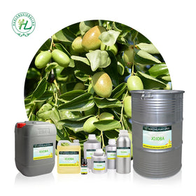 HL- Cold Pressed Huile Essentielle Bio Maker1kg Bulk Golden Jojoba Carrier Oil for HairSkinBody & Face | Hexane Free