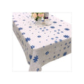 Handmade Easy Floral Printed PEVA Table Cover New Design Sustainable Customizable Waterproof Washable Oil-Proof Plastic Table