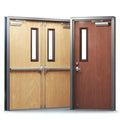 China Top Project Manufacturer Custom Used Commercial Fire Doors Double Fire Resistant Hospital Doors Fire Exit Door