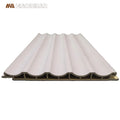 Foshan Wood Alternative Panels 140 3d WPC Fluted PVC Grille Wood Plastic Composite Fluted Wall Panel
