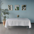 Wholesale Square Custom Woven 100% Polyester Waterproof Disposable Oilproof OEKO-TEX Certified Plain Dyed Tenrich Tablecloths