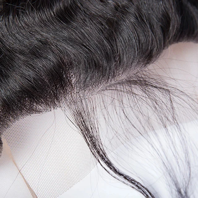 13x6 HD Transparent Swiss Lace Frontal Closure Brazilian Raw Virgin Cuticle Aligned Hair Remy HD Swiss Lace Frontal for Women