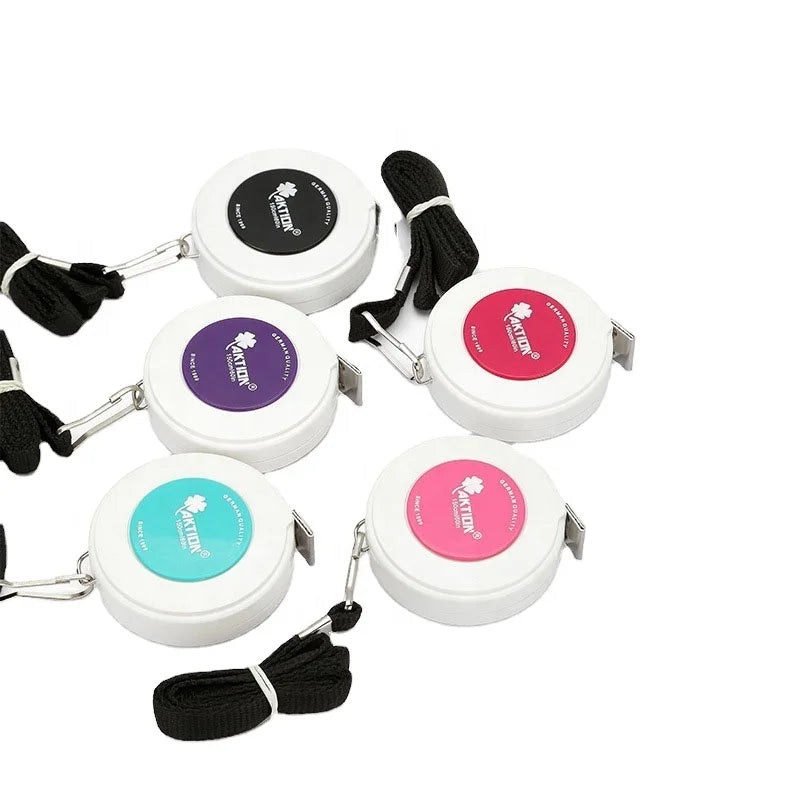 Hot Sales Small Mini Tailor Measuring Tape Colorful Round Ruler Fiber Sewing Ruler Tape Measure