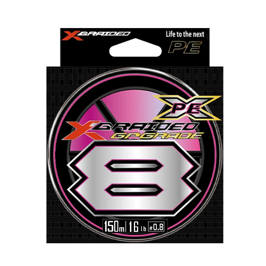 High Strength Braided 200m Pink 8 Strands Durable Floating PE Fishing Line for Lake & River Mainline