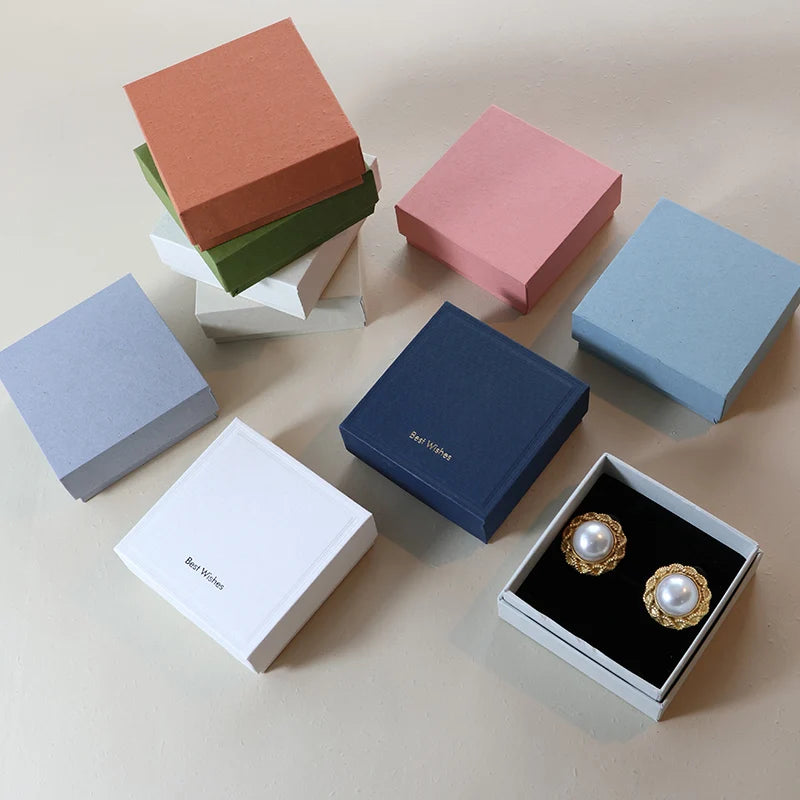 Wholesale Eco Bottom Lid Top Cardboard Gift Box Plastic Exterior EVA Foam Customized Size for Jewelry Personalised Presentation