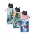Custom Heat Transfer Printed Microfiber Eyeglasses Drawstring Pouches Bags