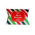 Wholesale Custom Printed White Kraft Gift Box Pillow Shape Folding Christmas Packaging for Food De Papel Cajas Christmas