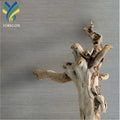CX 2020 54 Inch Wall Decor Interior Decorative Grey Wallpaper Texture PE Woven Commercial Wallcovering for Hotel