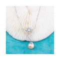 P100828 DIY 7-9mm Natural Freshwater Pearl Pendant Accessory 925 Sterling Silver Engagement Jewelry Necklace for Women