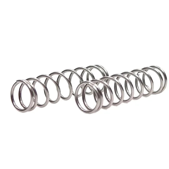 Custom 304 Stainless Steel Hardware Coils 0.8mm Outer Diameter Compression Spring 12.36mm Free Length 60.5mm for Industrial Use