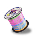 Custom Logo Multicolour 100% PE 8 Strand Braided High-Strength Floating Fishing Line 1000m for Lake & River Use