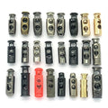 Best Selling Clothing Silver Toggle Stopper Drawstring Buckle Metal Elastic Cord Stopper Lock
