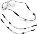 Eye Glasses String Strap Holder - No Tail Sunglass Strap for Men - Adjustable Eyeglass Strap for Women - Wired Eyewear Retainer