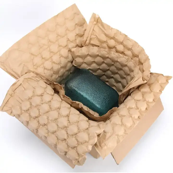 Fanpak FP-4032 40*32 Shockproof Air Biodegradable Kraft Paper Bubble Film 300m Length for Transportation Protection