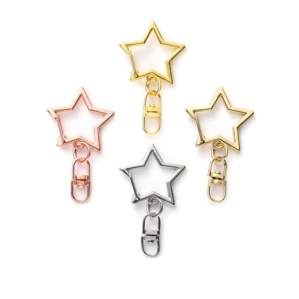 Hardware Accessories Key Chain Connection Buckle Rotary Lock Hot Sale Alloy Bags Snap Hook DIY KeyChain for Party Gifts