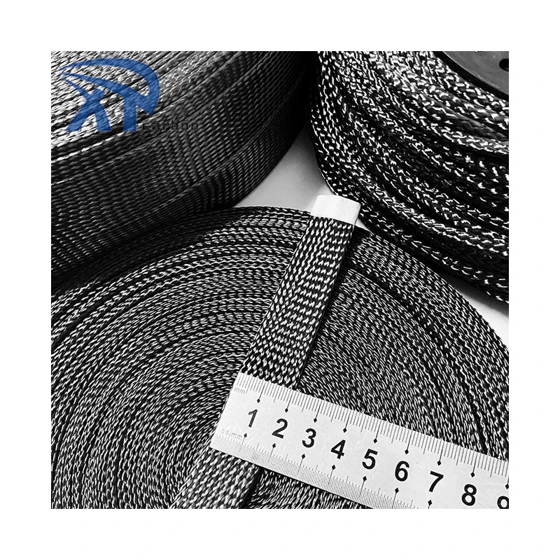 High Temperature Resistance 3K 18mm Carbon Fiber Braided Sleeve Carbon Barrel Sleeve