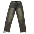 DENIMGUYS Men's Y2k Jeans Pants Custom Embroidery Patch Vintage Streetwear Ripped Distressed Jeans Men