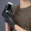 Best Selling Winter Thermal Sheepskin Leather Gloves for Girls