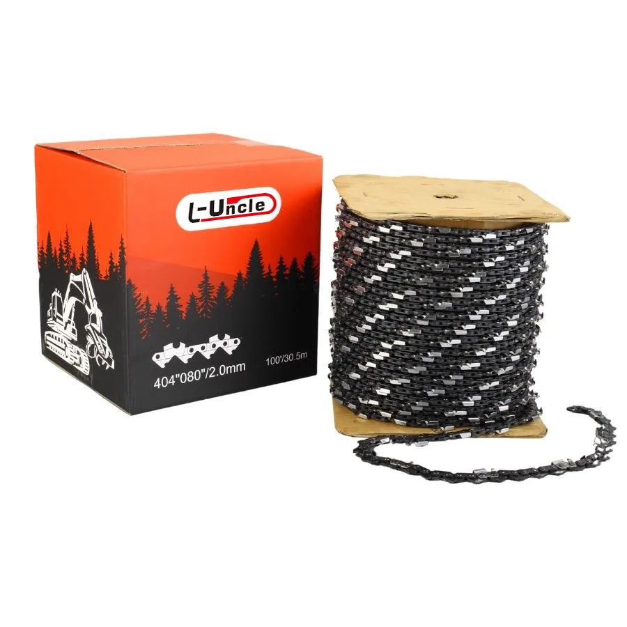 Hot Sale Industrial Grade 050 Chainsaw Saw Chain 3/8 100 Feet Semi Chisel Steel Strong & Battery Powered for Wood Cutting