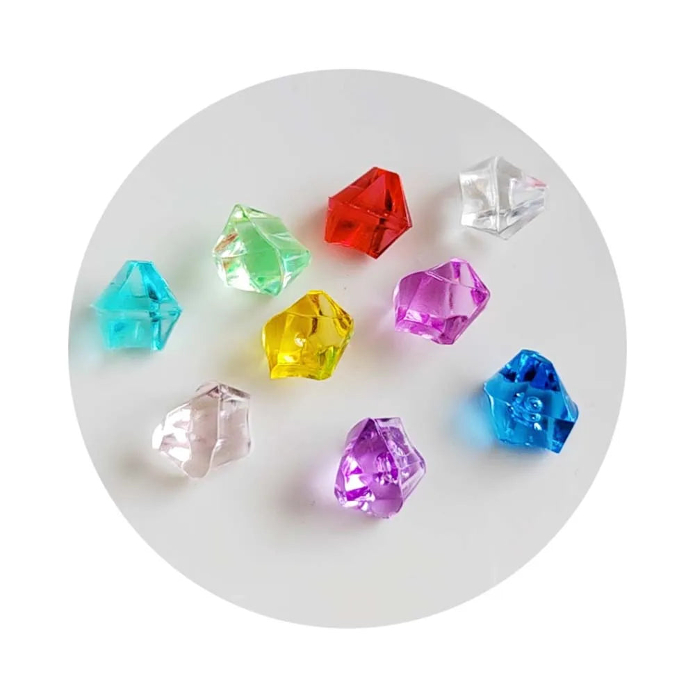 Bulk 500g Acrylic Transparent Crystal Ice Rocks Gems Diamonds for Table Scatters Vase Fillers Event Wedding Birthday Decor Favor