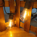 Garden Light Shatterproof Edison E27 A60 Outdoor String Light Bulbs Waterproof  IP65 String Lights for Patio Backyard Party