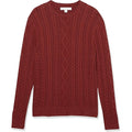 Custom LOGO OEM & ODM Men Jacquard Sweater Pullover Crew Neck Knit Winter Unisex Cotton Knitwear Custom Knitted Sweater Men