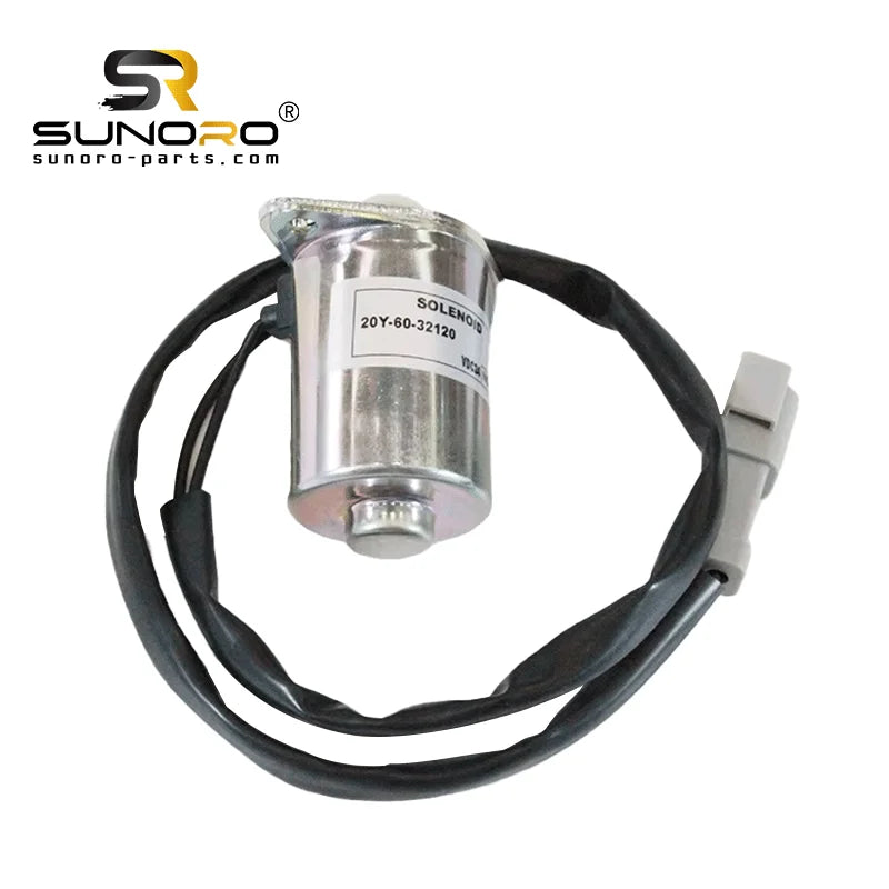 20Y-60-32120 20Y-60-32121 Ko-matsu Rotary Solenoid Valve Excavator PC130-7 PC200-7 PC220-7 PC300-7 Solenoid Valve