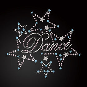 Wholesale Dance With Stars Iron on Rhinestone Transfer Rhinestone Motif Designs