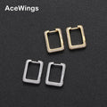E056    Hip Hop CZ Earrings Brass Setting Zircon Stud Earrings