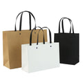 Custom Printed Luxury Kraft Paper Packaging Bag Party Brown Black White Kraft Shopping Paper Bag With Logo Gift Bag for Birthday