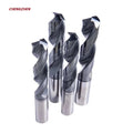 Solid Tungsten Carbide Drill Bits 1.0-12mm CNC Twist Drill Bit Stainless Steel Metalworking Milling Cutter Tools for Machine