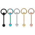 Punk Spicy Girl Body Piercing Jewelry European and American Style Tongue Pin Stainless Steel Trend Tongue Rings