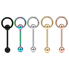 Punk Spicy Girl Body Piercing Jewelry European and American Style Tongue Pin Stainless Steel Trend Tongue Rings