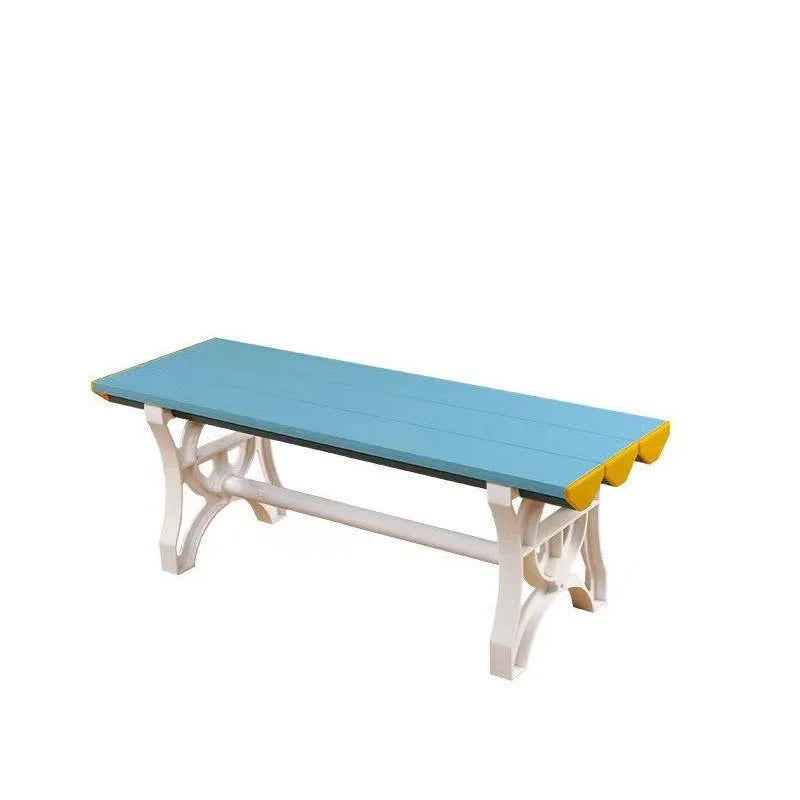 ABS Plastic Modern Design Waterproof Changing Bench for Sports Hall Bathhouse Gym Swimming Pool Rest Room Patio Bench