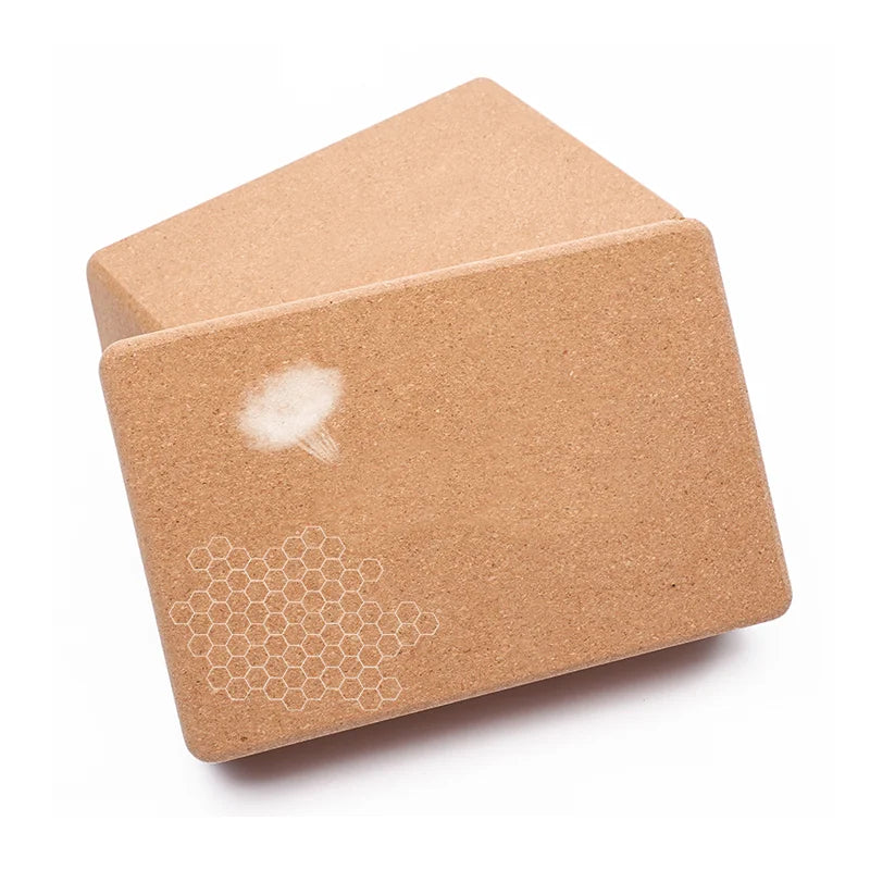 Custom Logo Wholesale Eco-Friendly Natural Cork Yoga Block Custom Logo Private Label Yoga Brick for Pilates & Yoga Studio